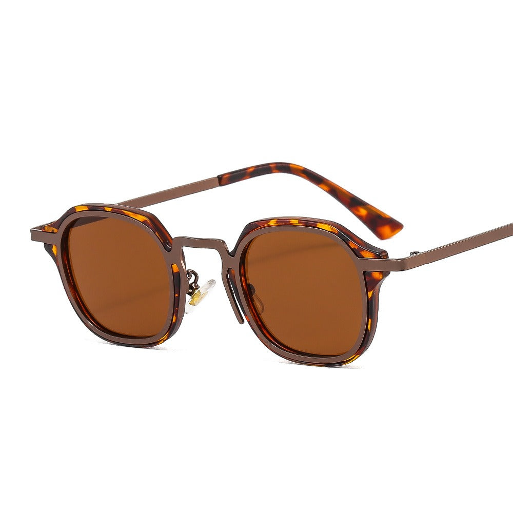 22016 square metal PC sunglasses