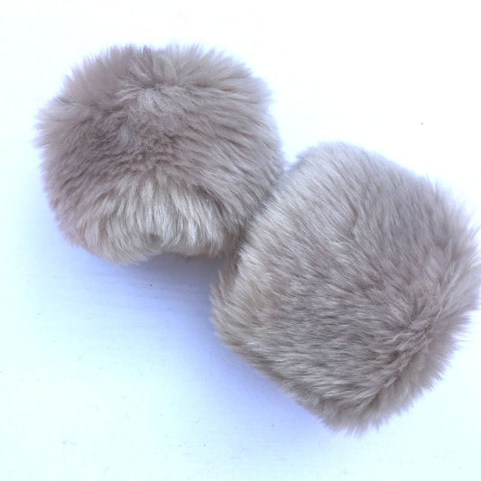 Fur imitation rabbit fur large fur sleeves wrist gloves