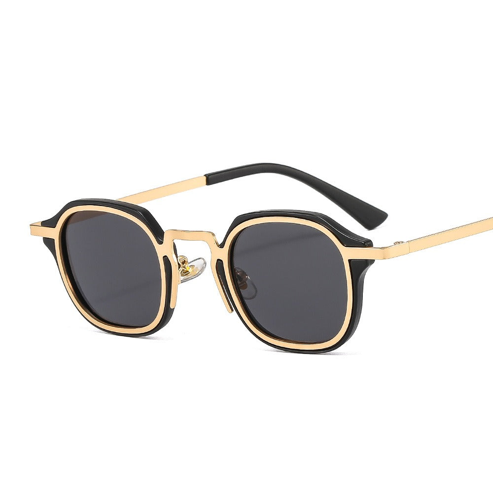 22016 square metal PC sunglasses