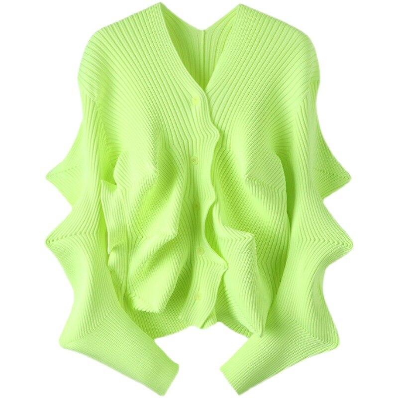 GetSpring Women Sweater Temperament Vintage Irregular Spandex Stretch Knit Cardigan Fashion Loose Casual Knitwear All Match Coat
