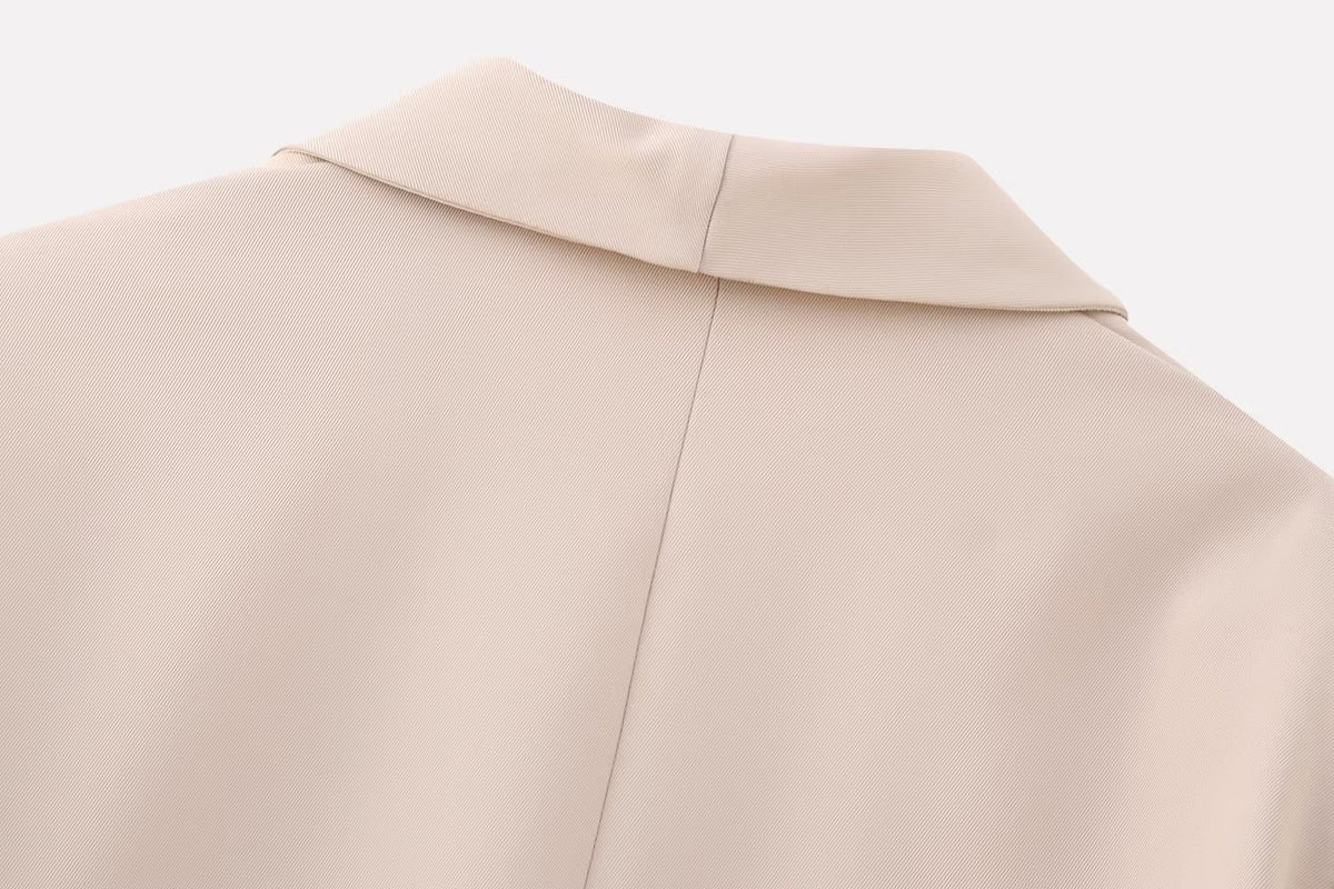 Spring new women's clothing with European and American style feather decorations, straight tube suit jacket, heart long pants